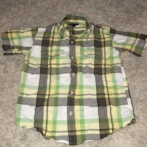 GapKids Button Down Short Sleeve Shirt